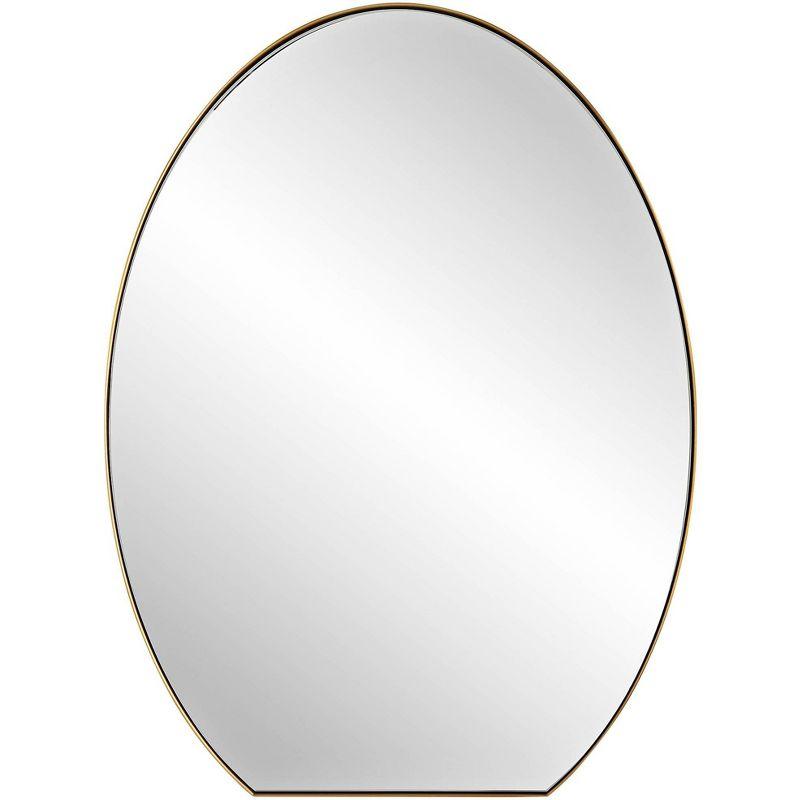 Clifton Oval Mirror - Brass