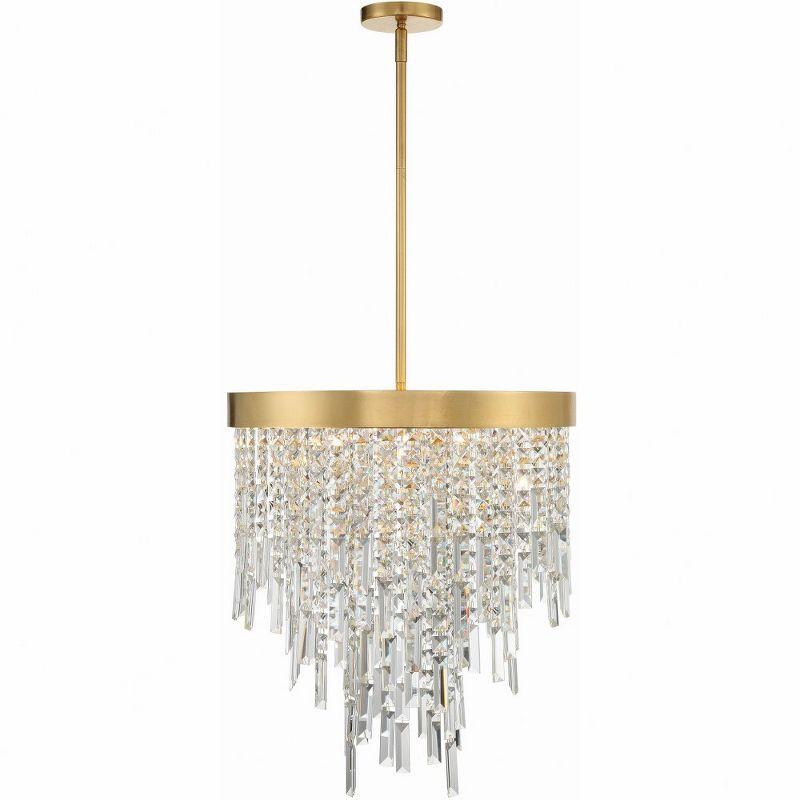 Crystorama Lighting Winfield 5 - Light Chandelier in  Antique Gold