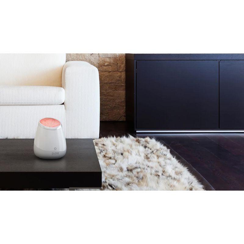 Aromatherapy Oil Diffuser 6.5" White - PureSpa: Electric, Hand Wash, 10hr Run Time, Phthalate-Free