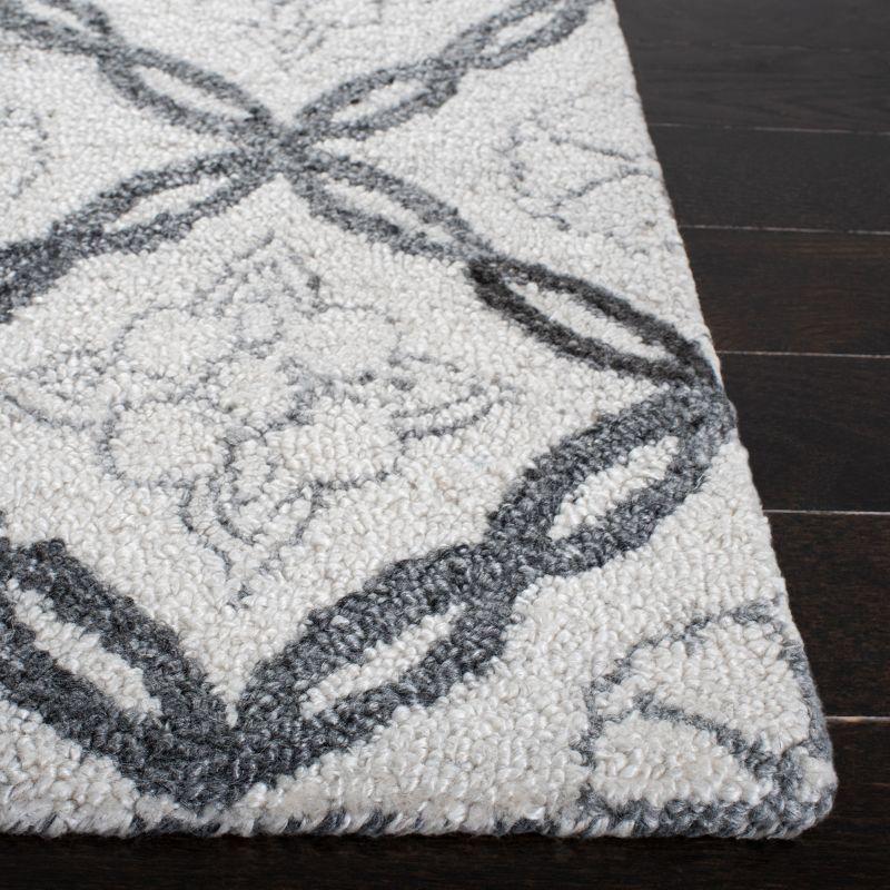 Marquee MRQ118 Hand Tufted Indoor Area Rug - Ivory/Grey - 8'x10' - Safavieh
