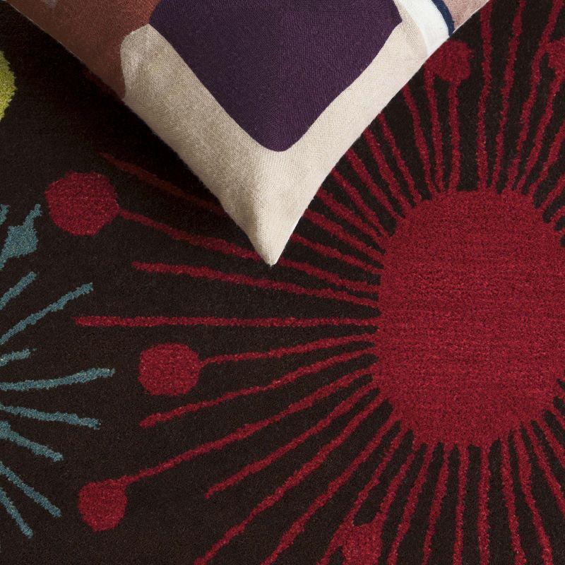 Soho SOH747 Hand Tufted Indoor Area Rug - Brown/Multi - 7'6"x9'6" - Safavieh