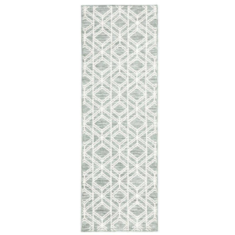 Town & Country Living TOWN & COUNTRY EVERYDAY Walker Modern Diamond Everwash Non-Slip Backing Kitchen Mat