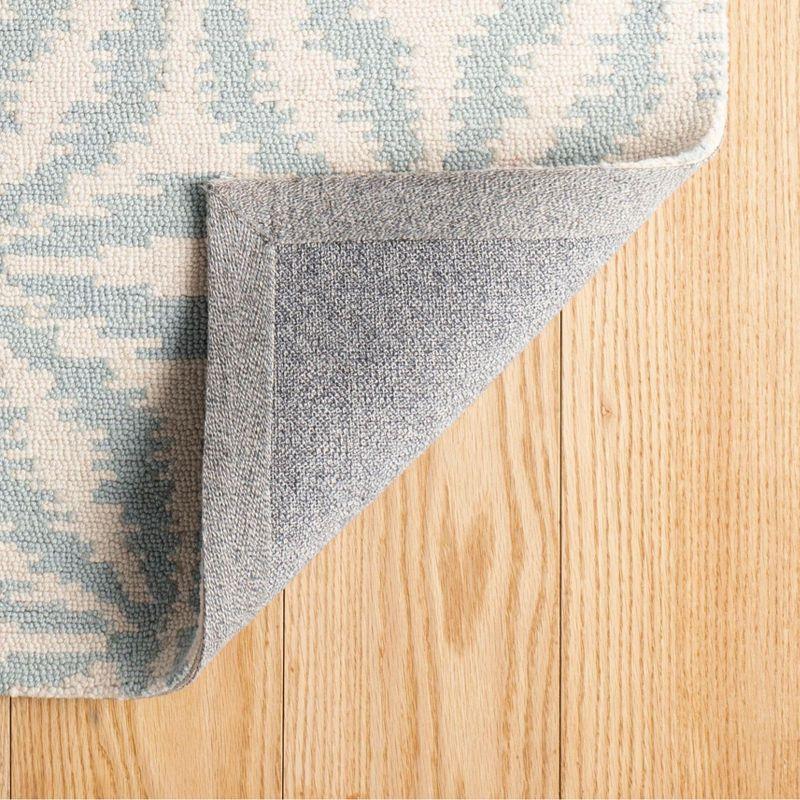 Aster Sky Hand Micro Hooked Wool Rug