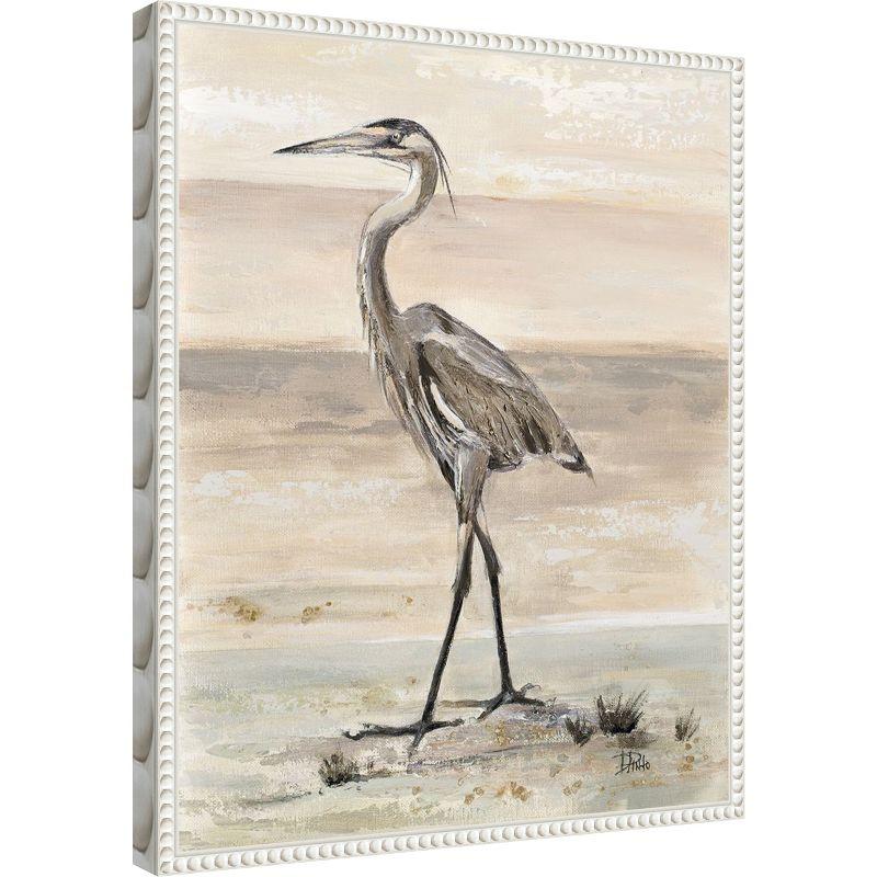 Amanti Art The New Egret by Patricia Pinto Canvas Wall Art Print Framed 16 x 20-in.