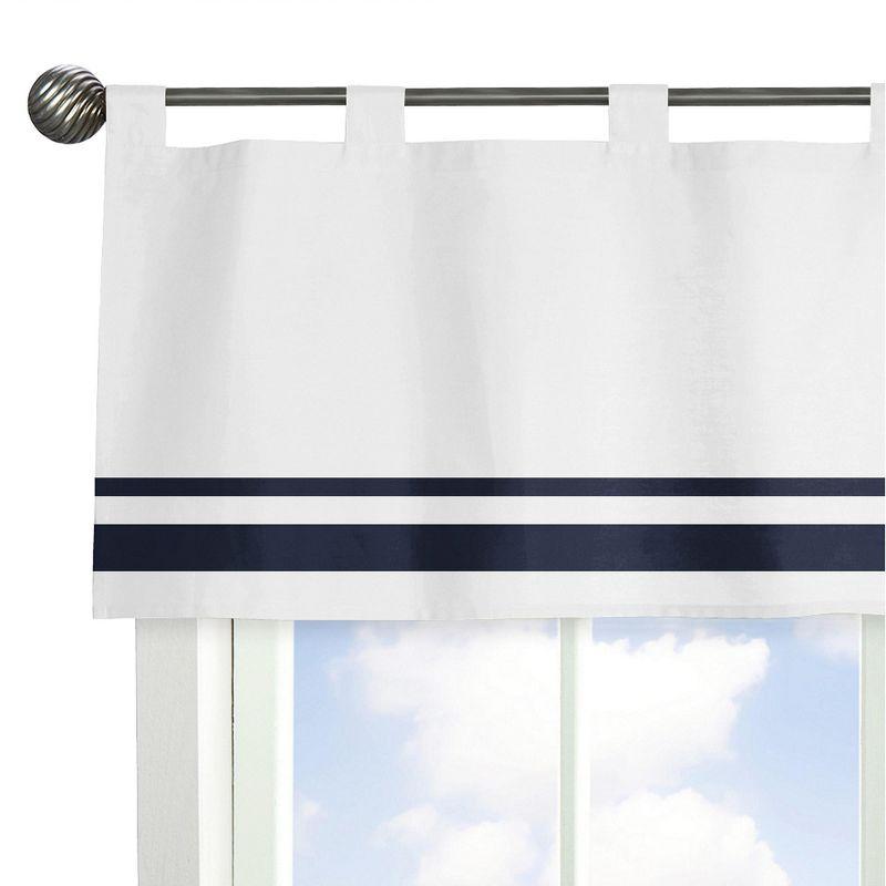 Hotel Curtain Striped Cotton Tailored 54" Window Valance