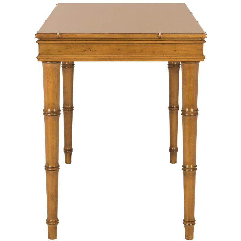 Noely  1 Drawer Writing Desk - DSK3500 - Brown - Safavieh