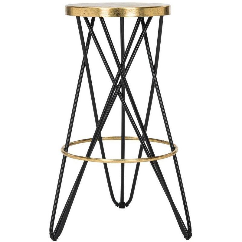 Lorna Gold Leaf Bar Stool  - Safavieh