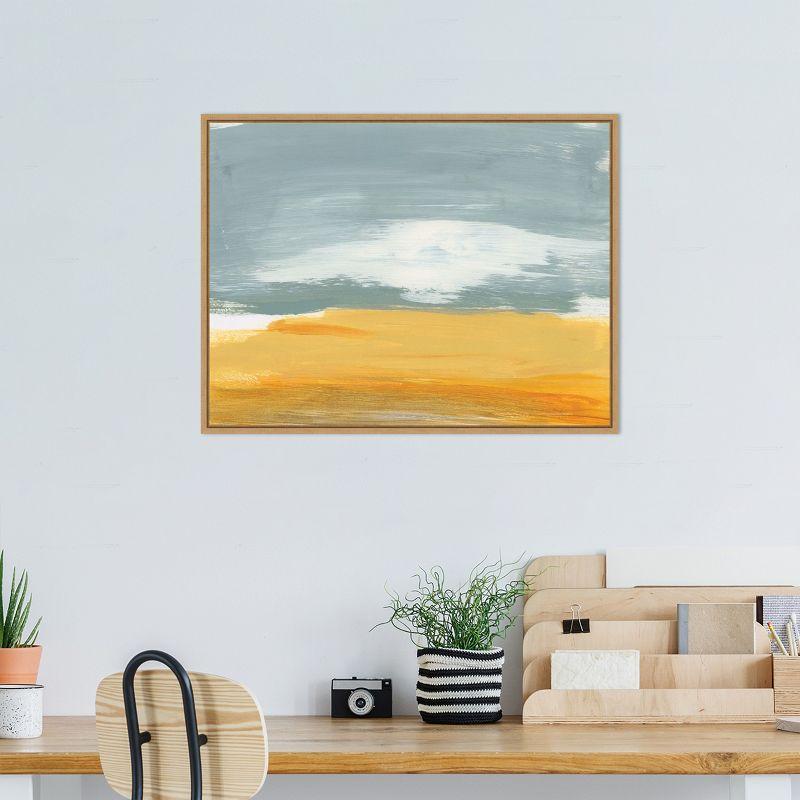 Amanti Art Winter Desert by Bronwyn Baker Canvas Wall Art Print Framed 24 x 18-in.