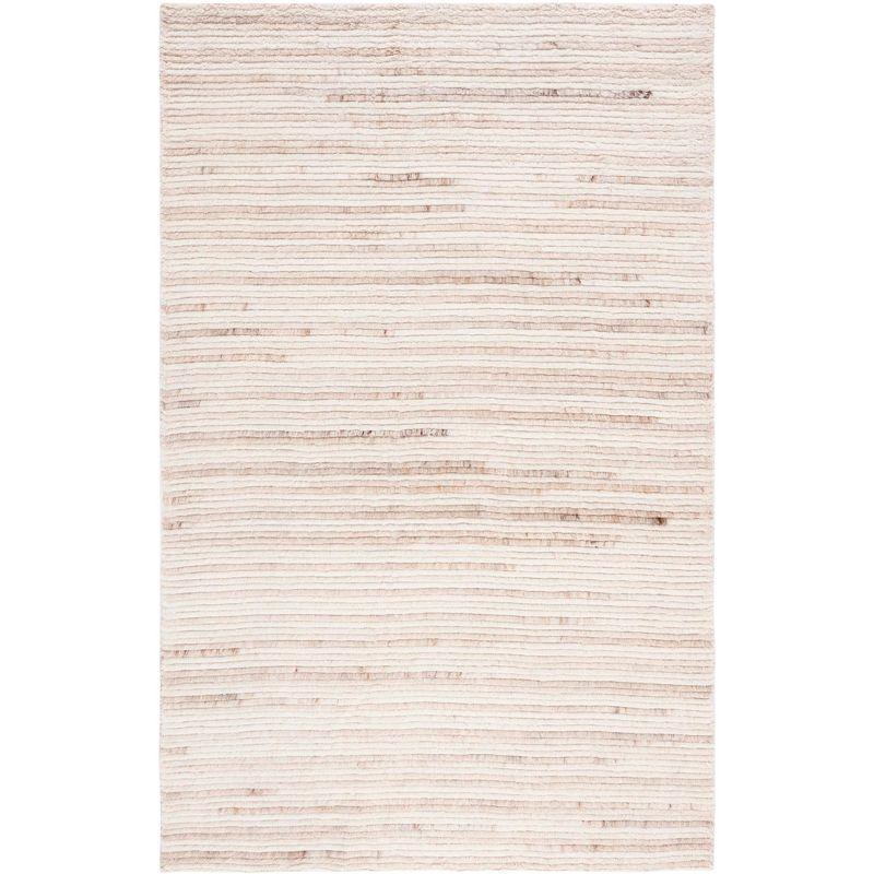 Casablanca CSB793 Hand Woven Indoor Area Rug - Beige/Ivory - 5'x8' - Safavieh