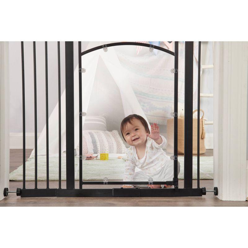 Regalo In Sight Walk-Through Safety Gate - Black