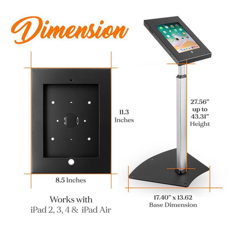 Pyle iPad Security Anti-Theft Public Display Stand with Lock