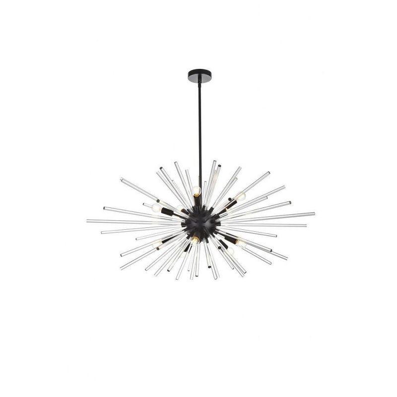 Elegant Lighting Sienna 10 - Light Pendant in  Black