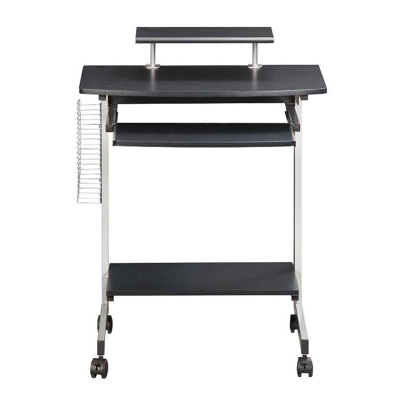 Techni Mobili Solid Wood Top Metal Base Standing Desk