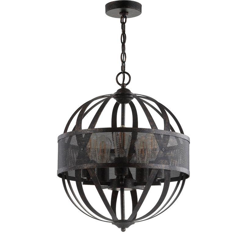Colby 5 Light 16.75" Pendant - PND4057 - Brass - Safavieh