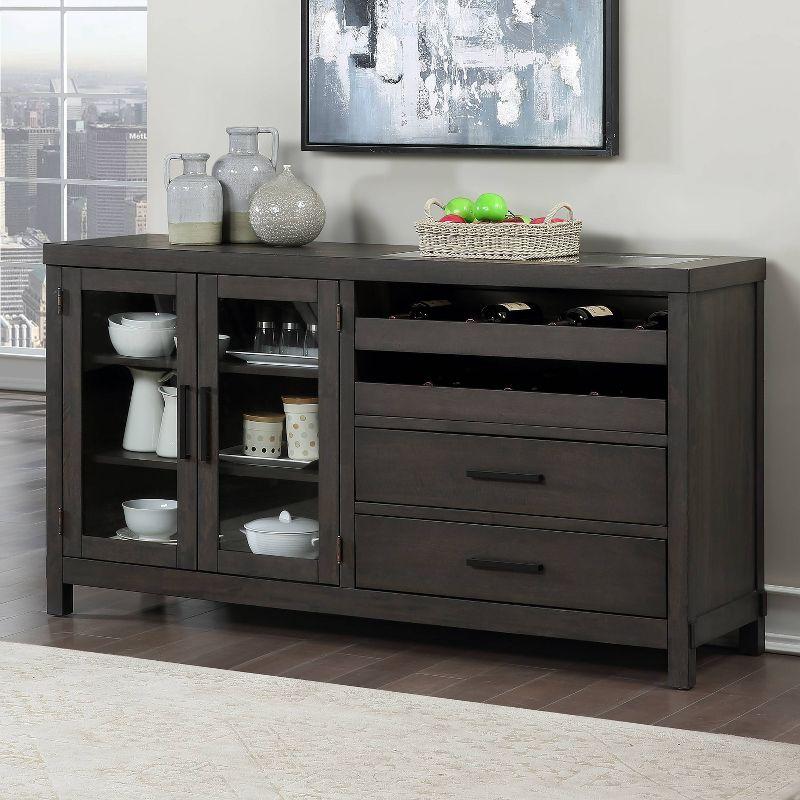 Napa Server Dusky Cedar Finish - Steve Silver Co.