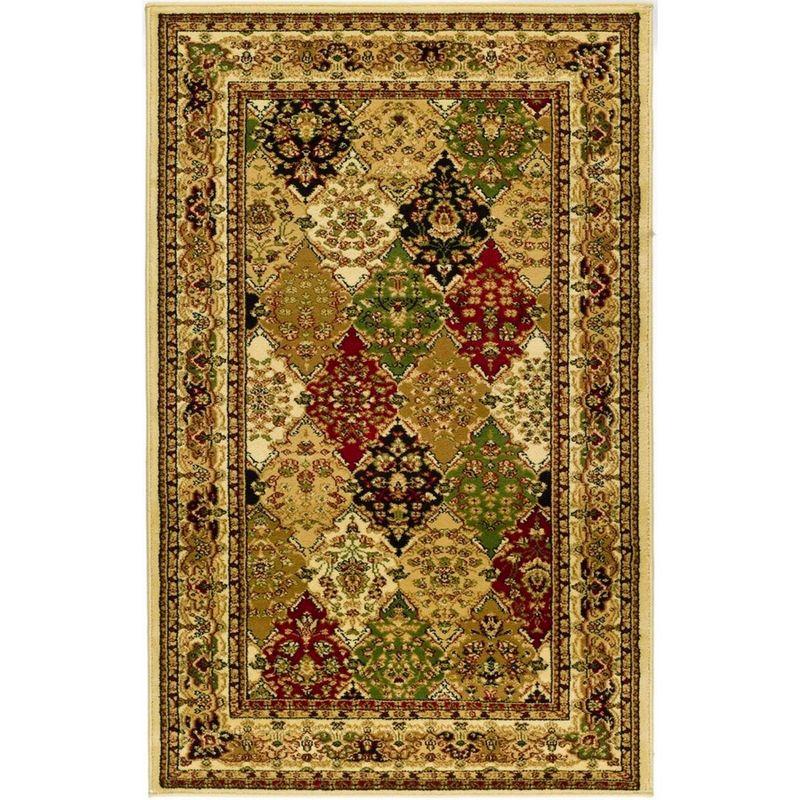 Lyndhurst LNH221 Power Loomed Accent Rug - Multi/Ivory - 3'3"x5'3" - Safavieh