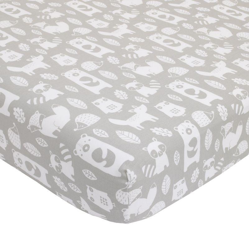 NoJo Dreamer Little Woodland Friends 8 Piece Nursery Crib Bedding Set