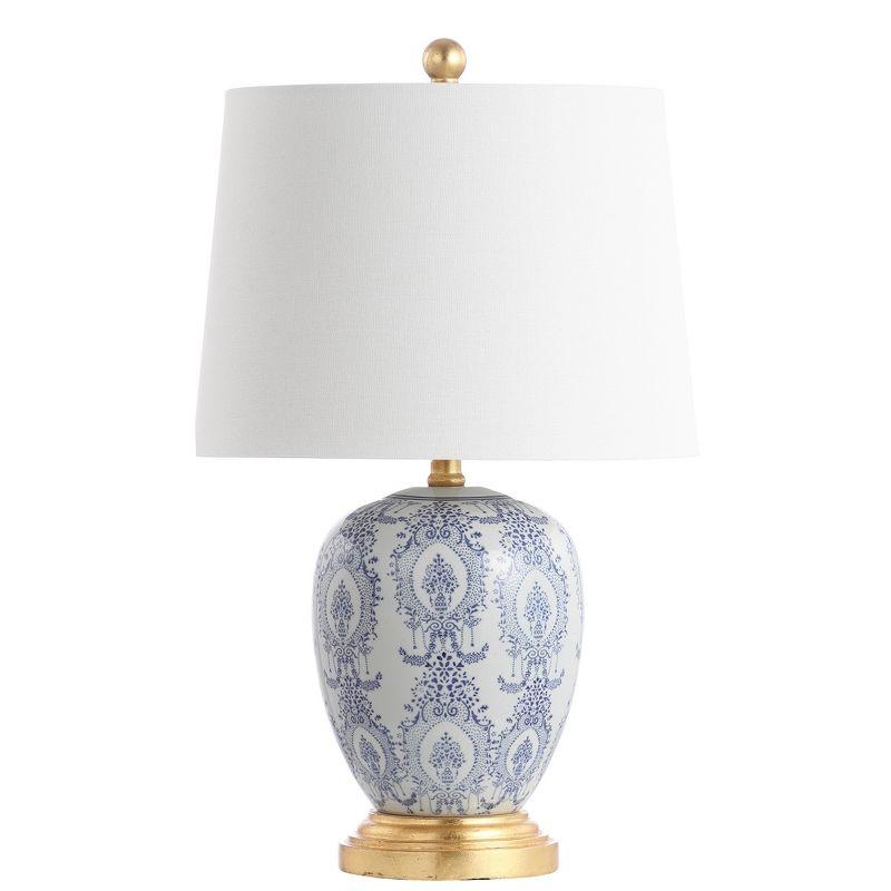 Kalel Table Lamp (Set of 2) - Blue/White - Safavieh.