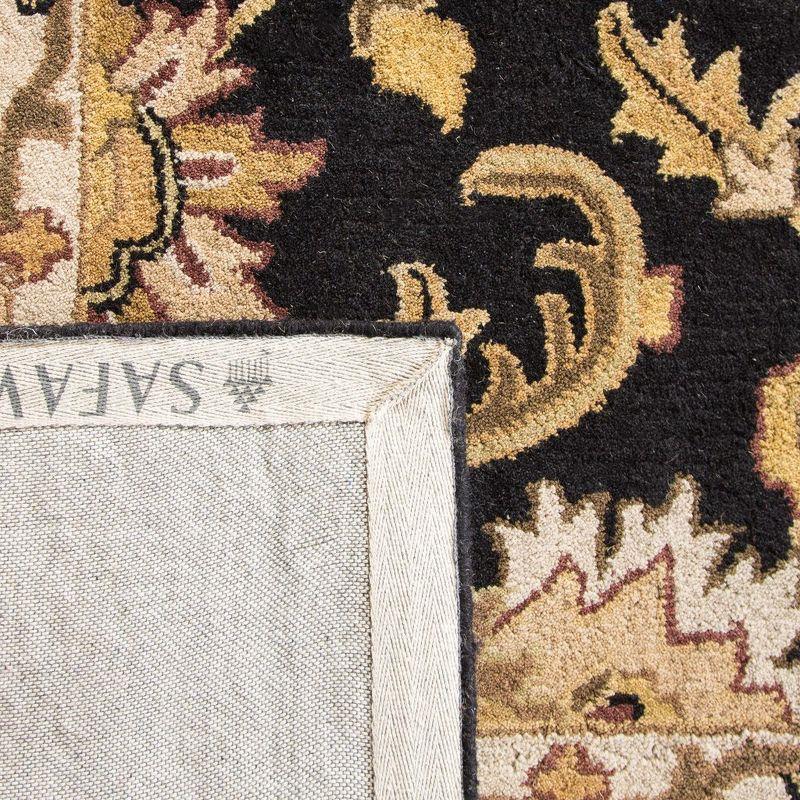 Classic CL252A Hand Tufted Area Rug - Black/Gold - 5'x8' - Safavieh..