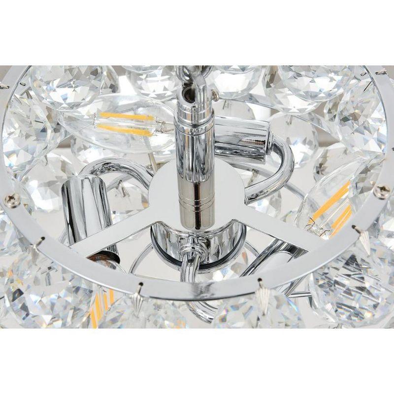 Elegant Lighting Savannah 12 inch pendant in chrome