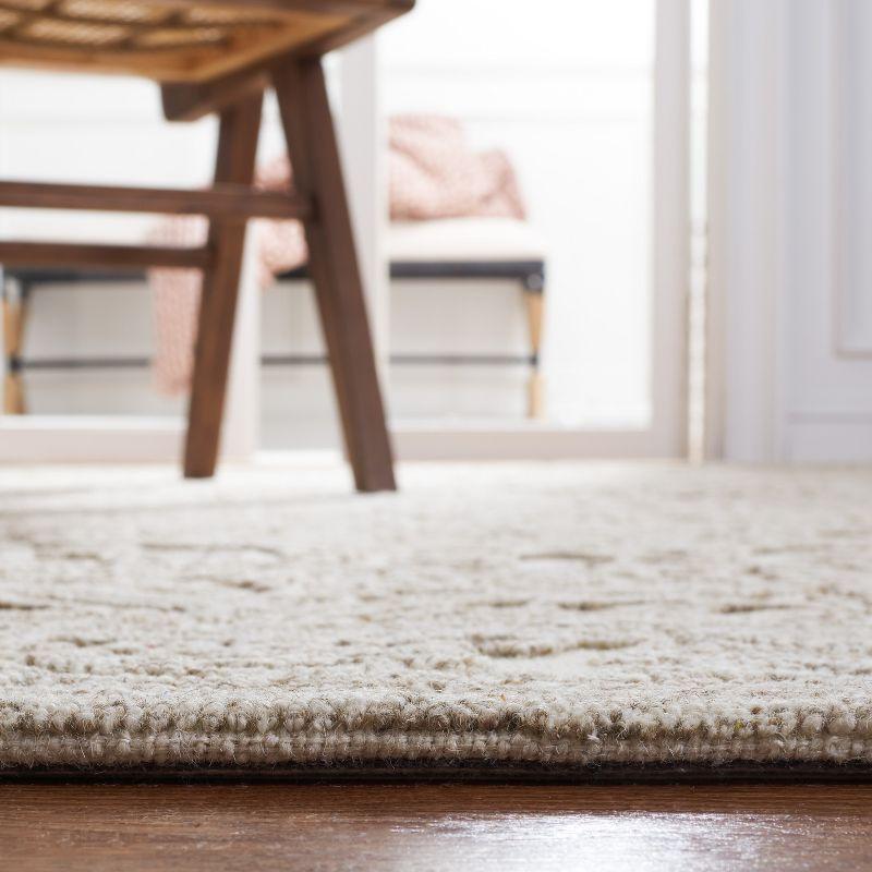 Trace TRC302 Hand Tufted Area Rug - Ivory/Natural - 3'x5' - Safavieh.