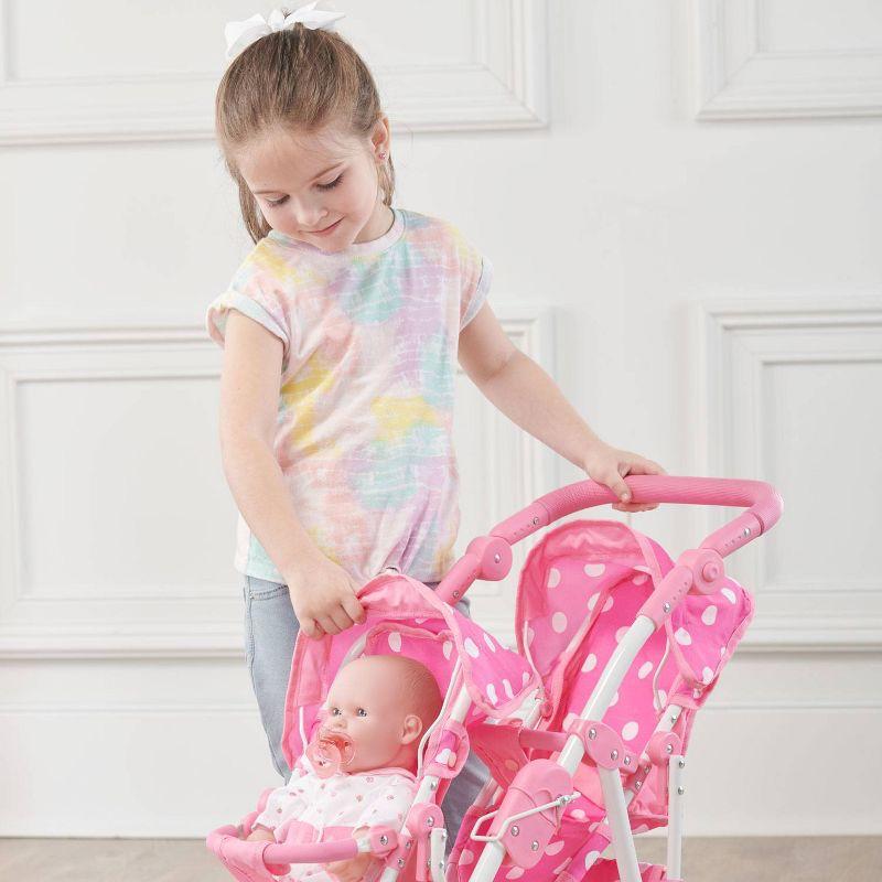 Badger Basket Reversible Double Doll Stroller