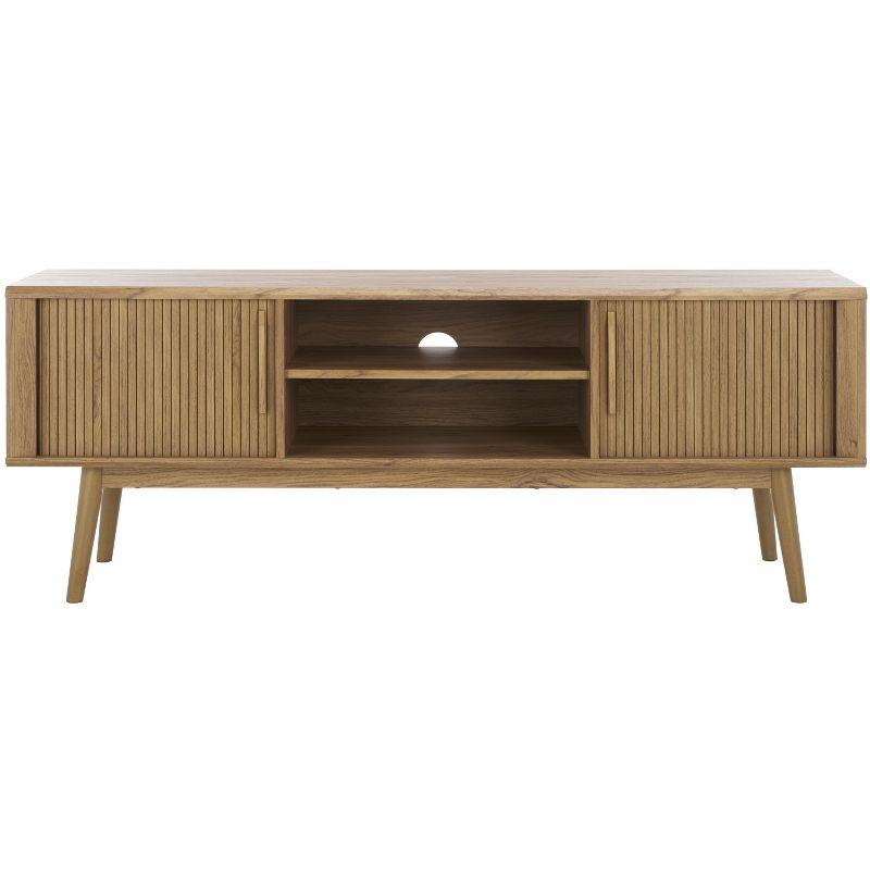 Aphra 2 Door 2 Shelf Media Stand - MED9624 - Oak - Safavieh