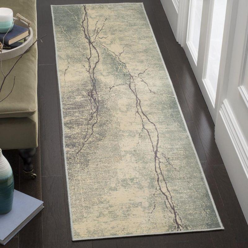 Constellation Vintage CNV748 Loomed Indoor Area Rug - Light Grey/Multi - 2'x3' - Safavieh