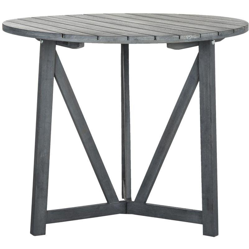 Cloverdale Round Table - Indoor/Outdoor - PAT6733 - Ash Grey - Safavieh