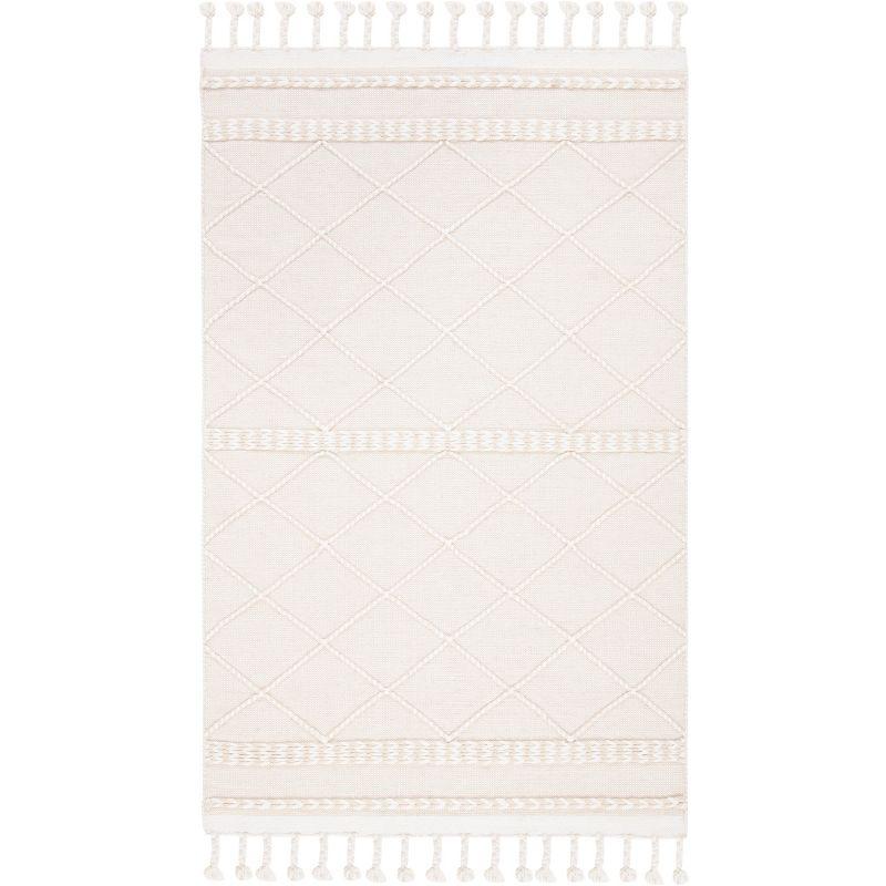 Casablanca CSB575 Hand Loomed Area Rug - Beige/Ivory - 5'x8' - Safavieh.