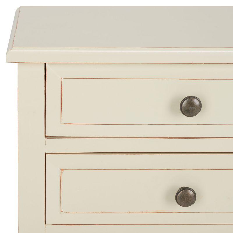 Lori End Table With Storage Drawers - AMH6576E - Barley - Safavieh Couture