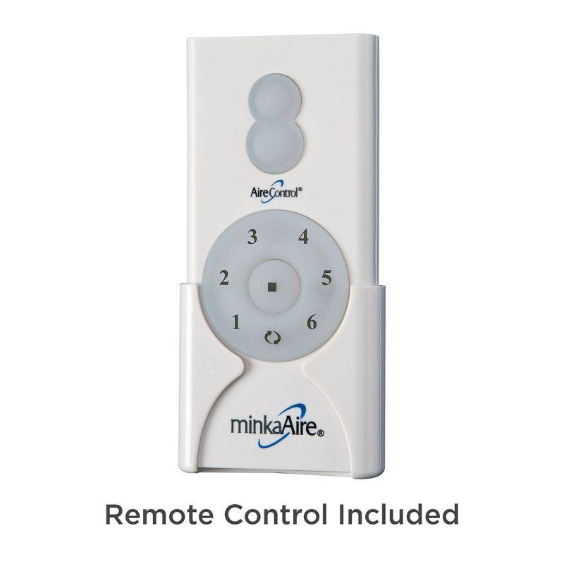 60" Minka Aire Modern Indoor Ceiling Fan with LED Light Remote Control Heirloom Bronze for Living Room Bedroom Family Dining Home