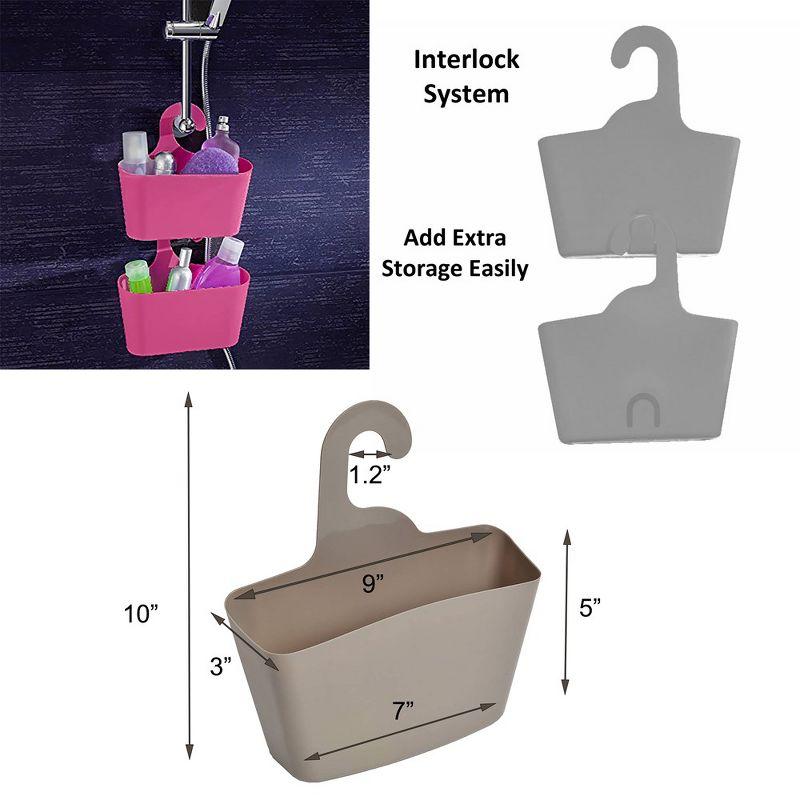Evideco Shower Caddy Over-the-Door Portable Shower Caddy
