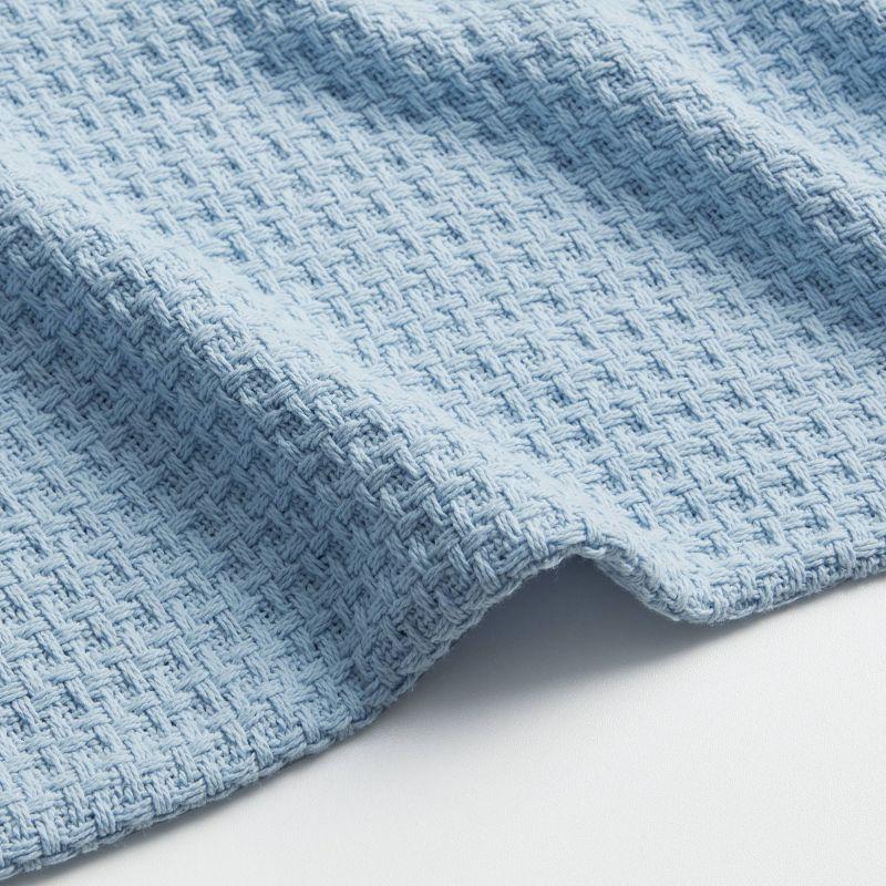 Woven Solid Bed Blanket Coast Blue - Tommy Bahama