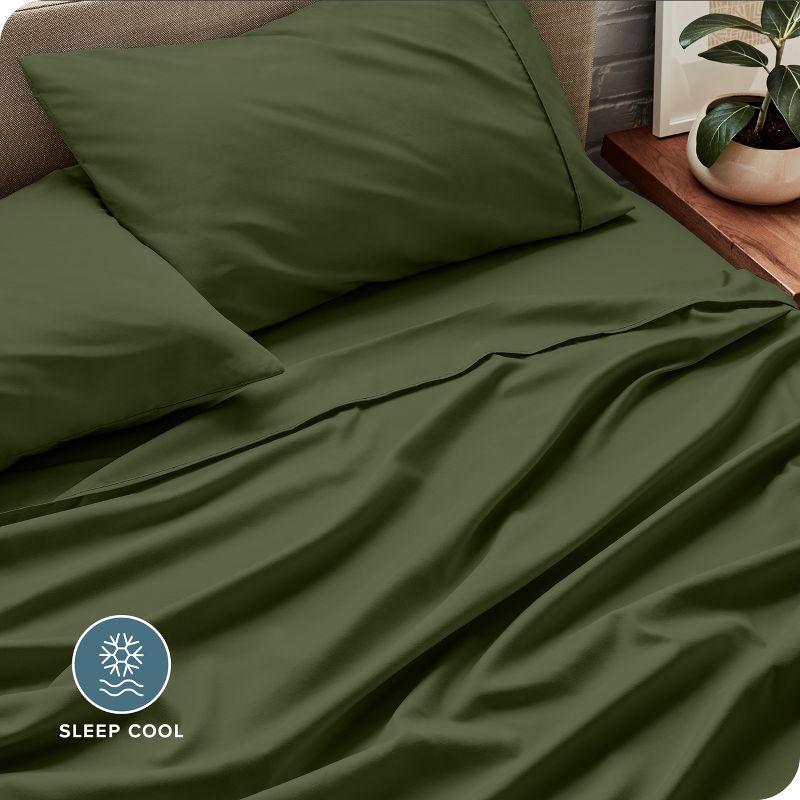 Queen Cypress 22 Inch Extra Deep Pocket Sheet Set, Double Brushed Microfiber Sheets by Bare Home