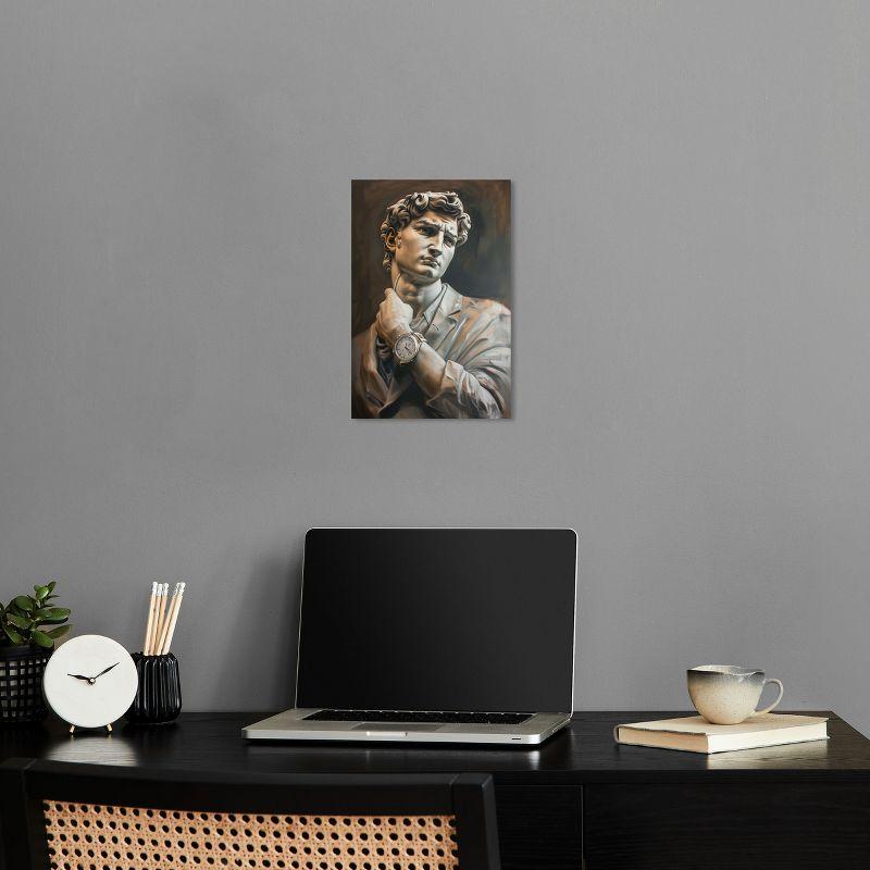 Notoriart Classy Sculpture Men Style Wall Art, 10" x 15", Gallery Wrapped