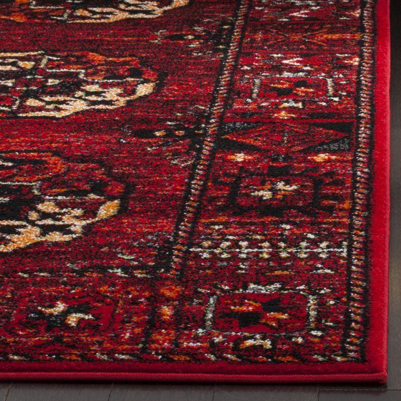 Vintage Hamadan VTH212 Power Loomed Indoor Accent Rug - Red/Multi - 2'7"x5' - Safavieh