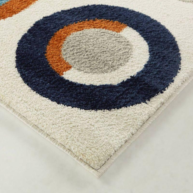 Jivraj Curie Multicolor Modern Geometric Area Rug