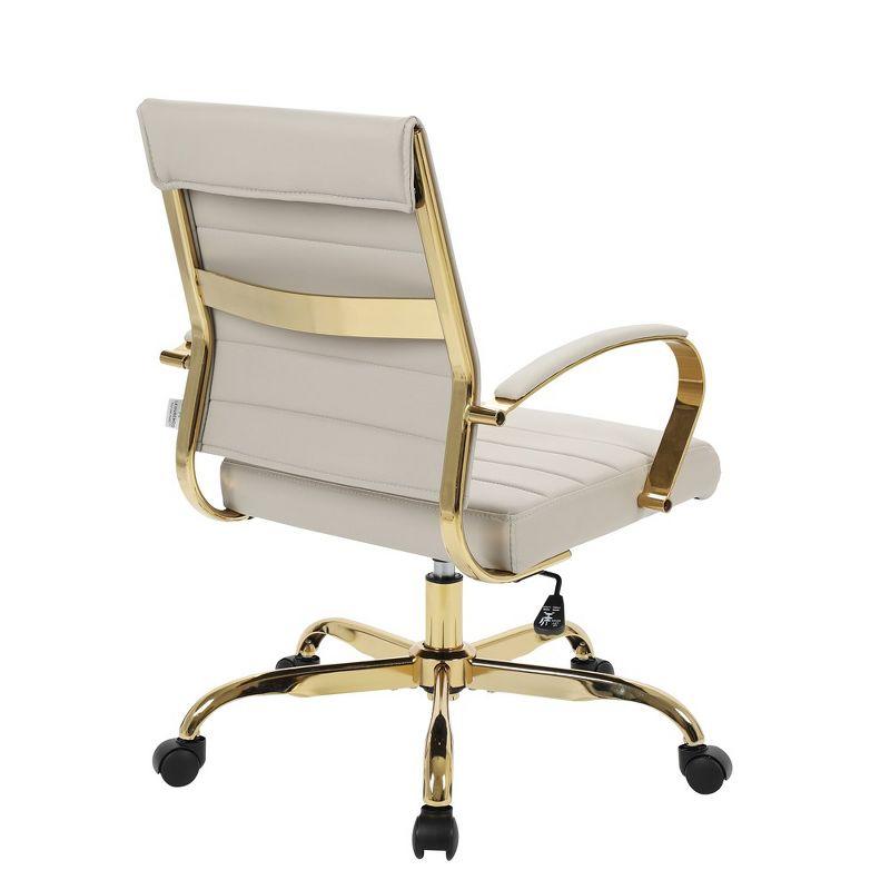 Naudain Faux Leather Office Conference Chair