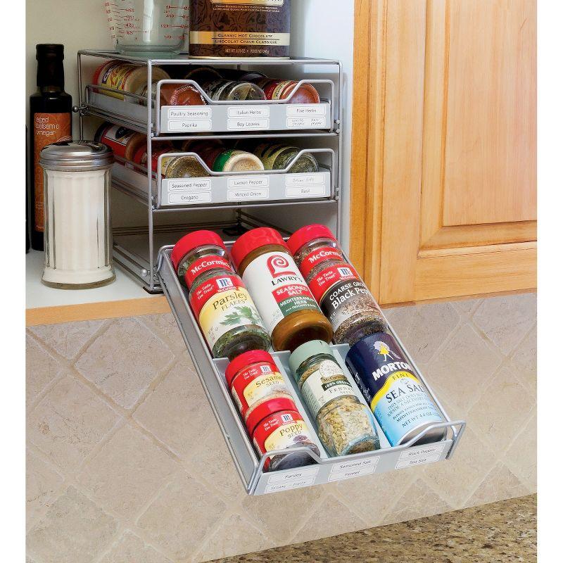 3-Tier Tilt Down Spice Drawer - Lipper International