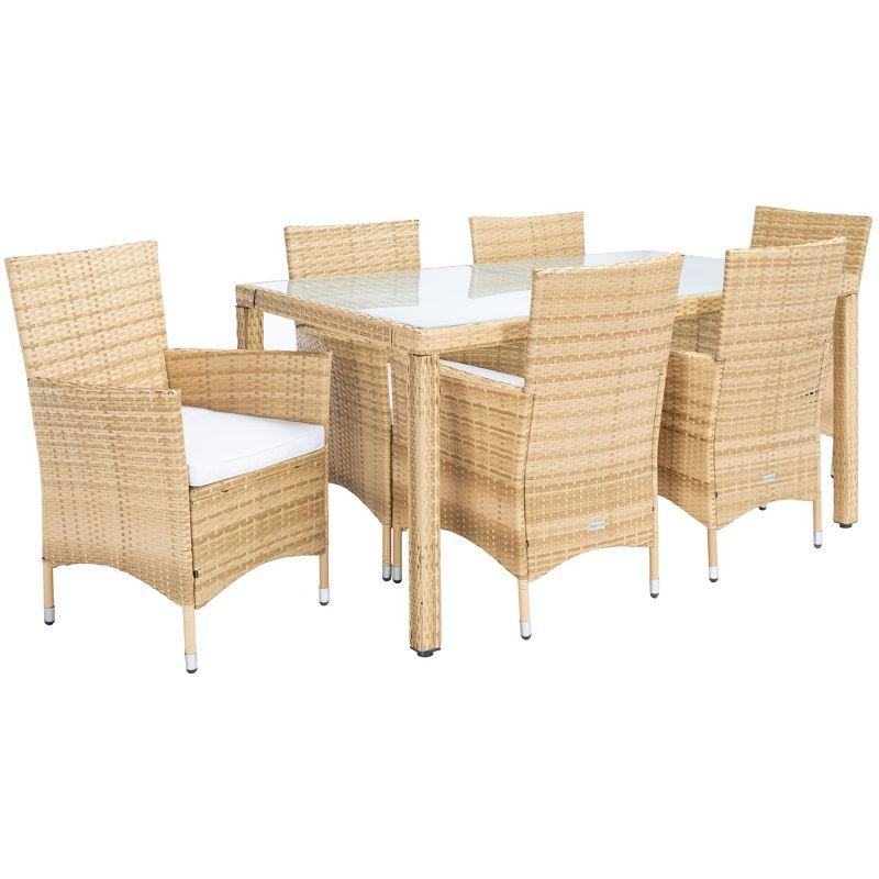 Daxin 6 - Person Rectangular Outdoor Dining Set