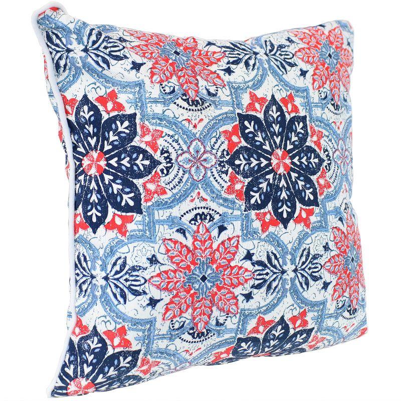 16" x 16" Polyester Square Outdoor Throw Pillows, 2 Count