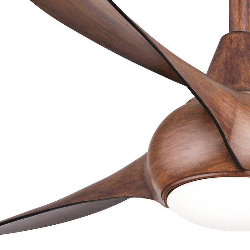 52" Wave 3 - Blade LED Propeller Ceiling Fan with Remote Control and Light Kit Included