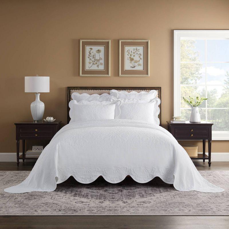 Historic Charleston Historic Charleston Charleston Estate Bedspread, Floral Bedding