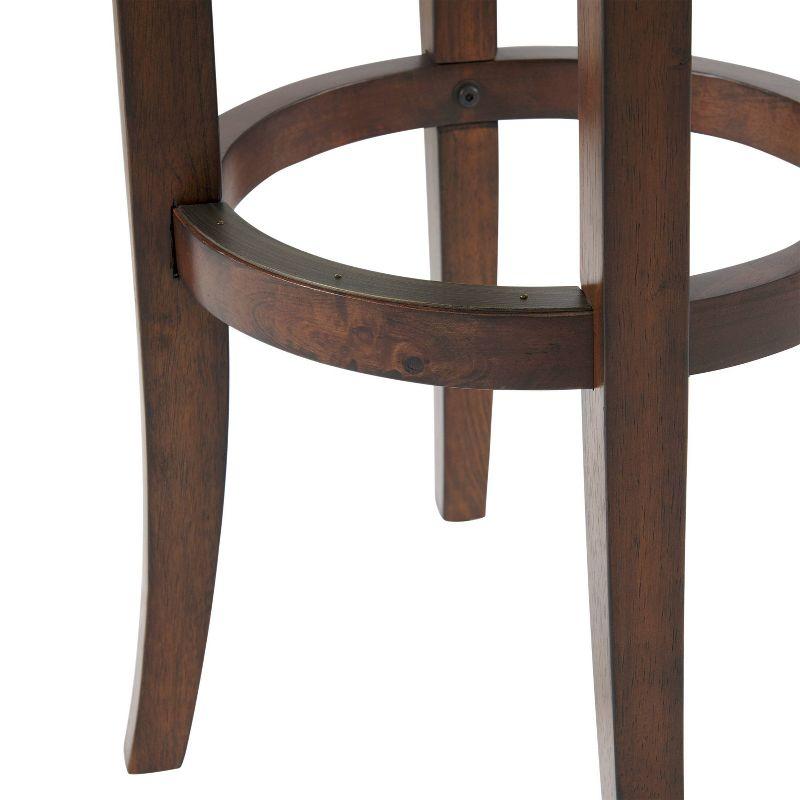 Natick Solid Rubber Wood Counter And Bar Stool