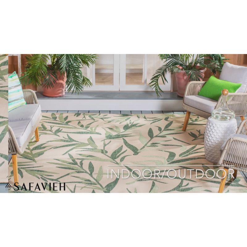 Courtyard CY7425 Power Loomed Indoor/Outdoor Area Rug - Beige/Anthracite - 8'x11' - Safavieh.