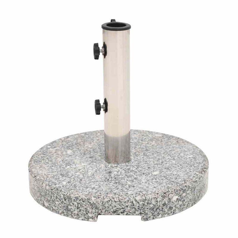 VidaXL Parasol Base Granite Round 44.1 lb