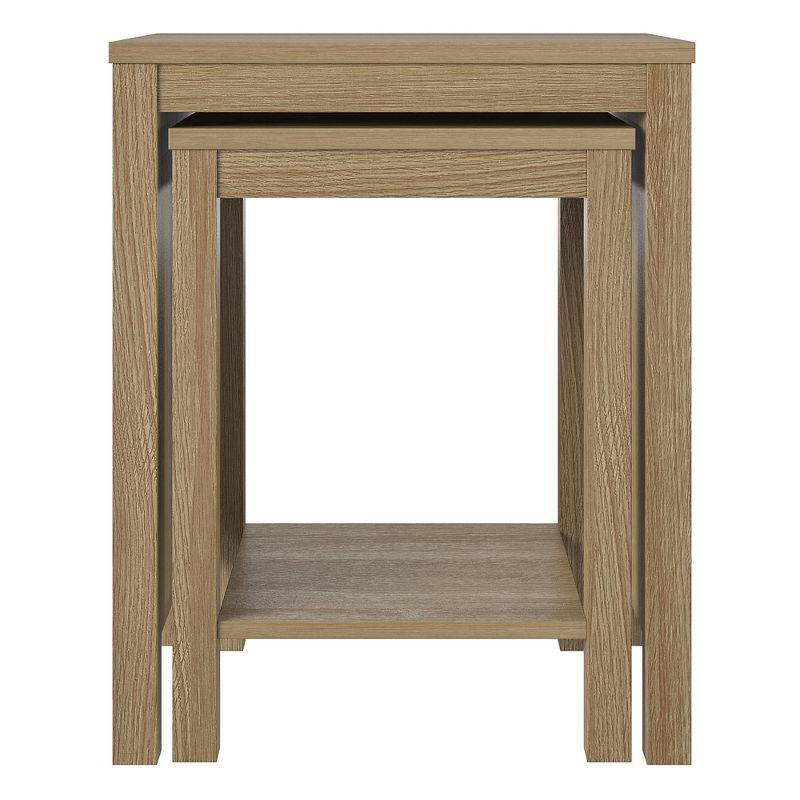 Ameriwood Home Wimberly Nesting Tables, Set of 2, Natural