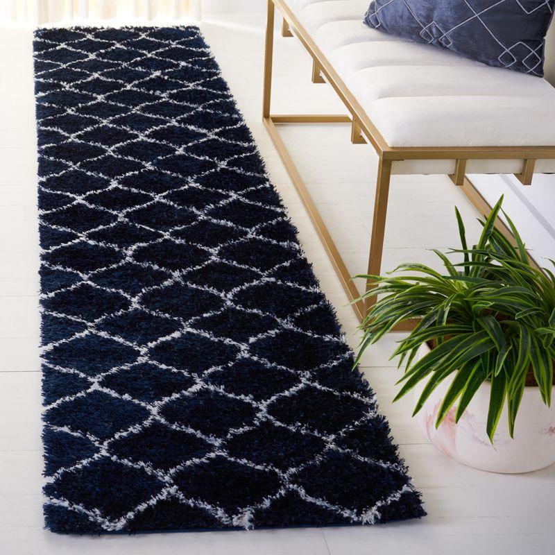Red Barrel Studio® Tahoe Shag Performance Geometric Rug