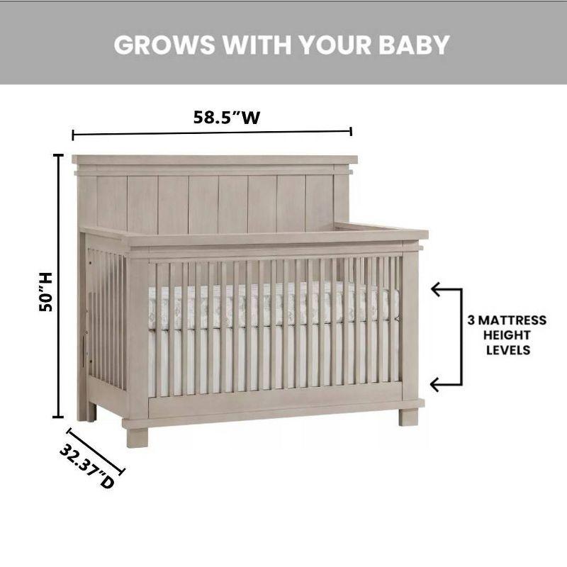 SOHO BABY Hampton 4-in-1 Convertible Crib